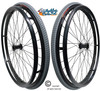 SET of 2, 24" (540mm) 36 Spoke Rim With PRIMO PASSAGE Tire & Air Tube